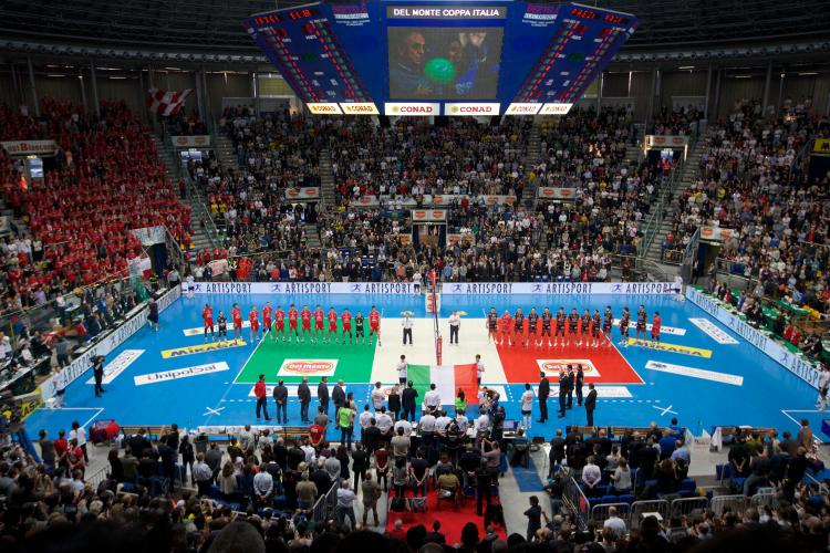 Bari capitale del Volley con la Final Four di Coppa Italia Del Monte di pallavolo maschile
